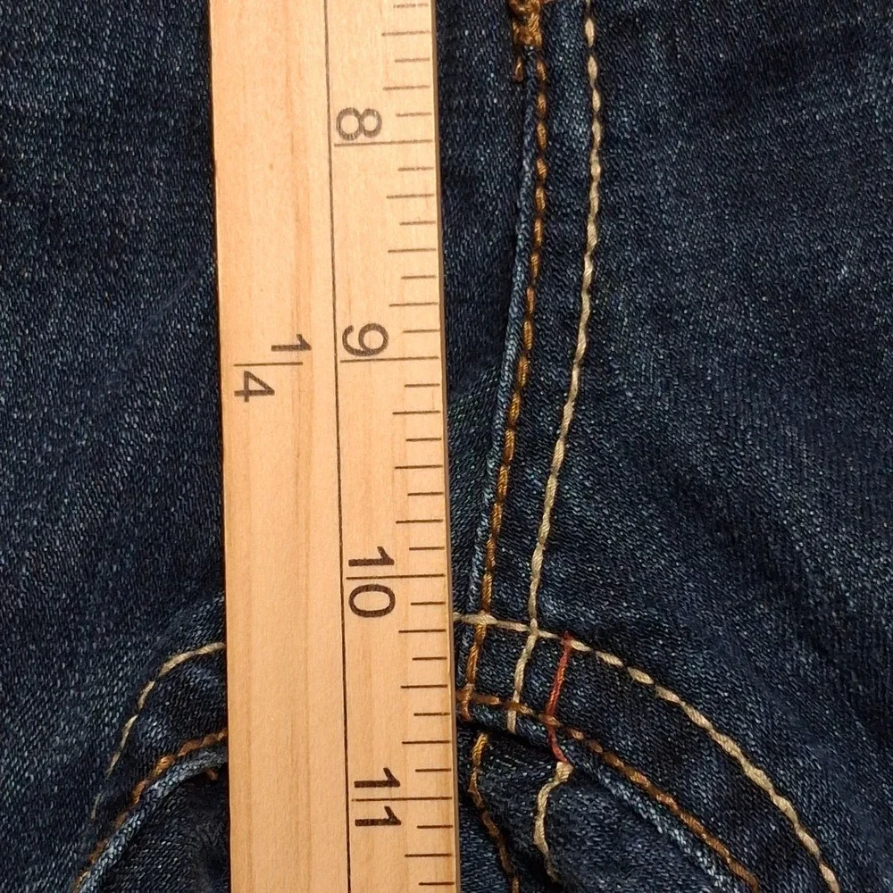 Seven7 Bootcut Jeans Women 18W (actual 42x30.5) Stretch Denim Contrast Stitching